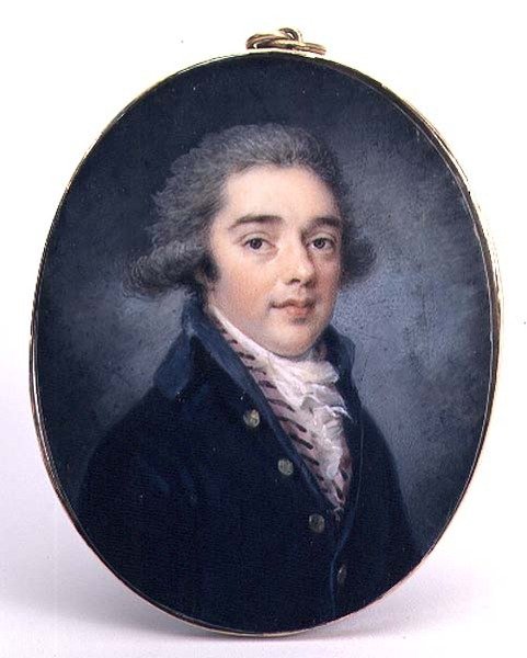 Porträt eines jungen Mannes, ca. 1790 von Augustin Ritt
