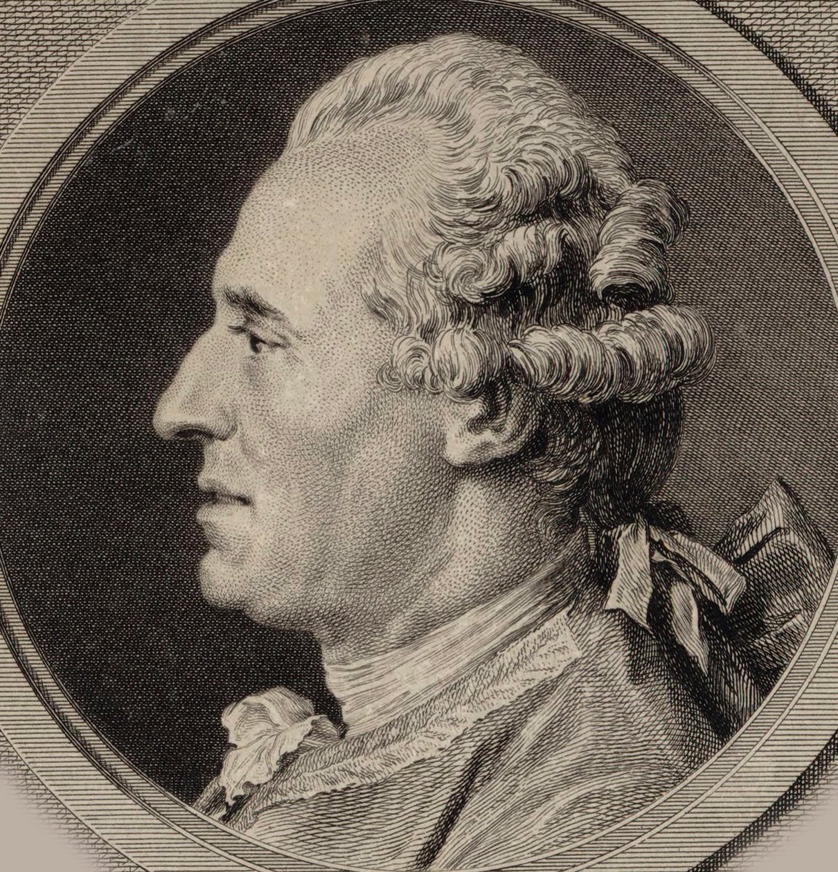 Porträt des Geigers und Komponisten Jean Joseph Cassanéa de Mondonville 1711-1772, 1768 von Augustin Saint Aubin de