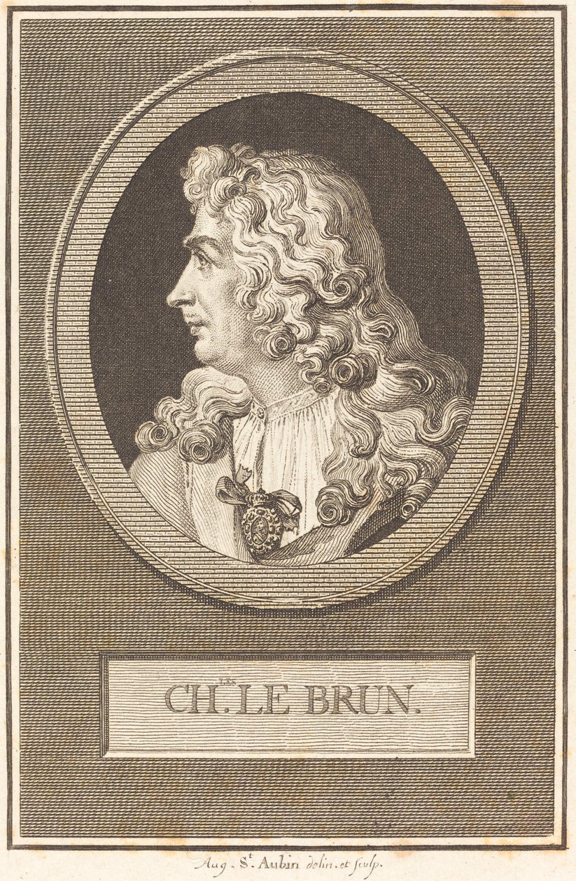 Charles Le Brun von Augustin de Saint Aubin