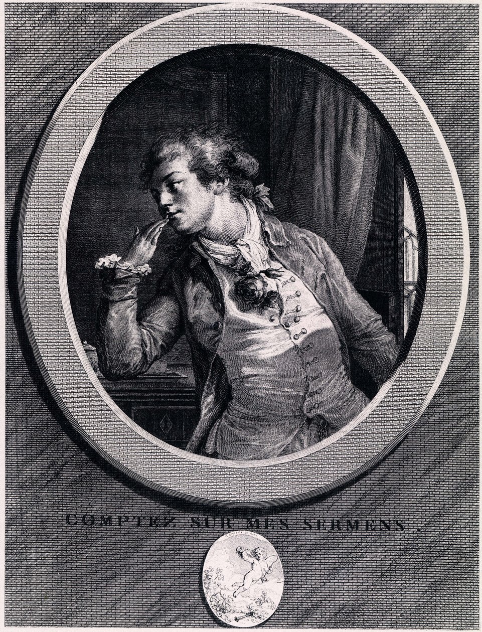 Zählt auf meine Schwüre!, 1789 von Augustin de Saint Aubin