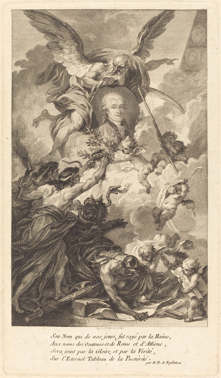 Simon-Nicolas-Henri Linguet von Augustin de Saint-Aubin