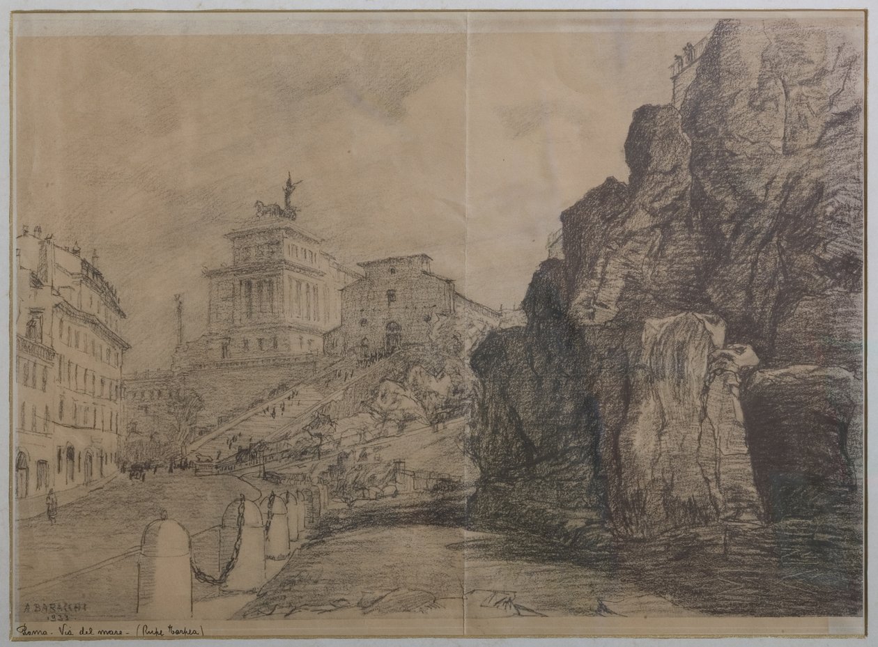 Landschaft von Rom von Augusto Baracchi