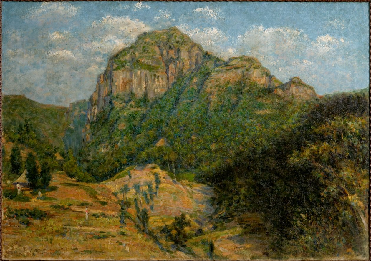 Afrikanische Landschaft von Augusto Valli