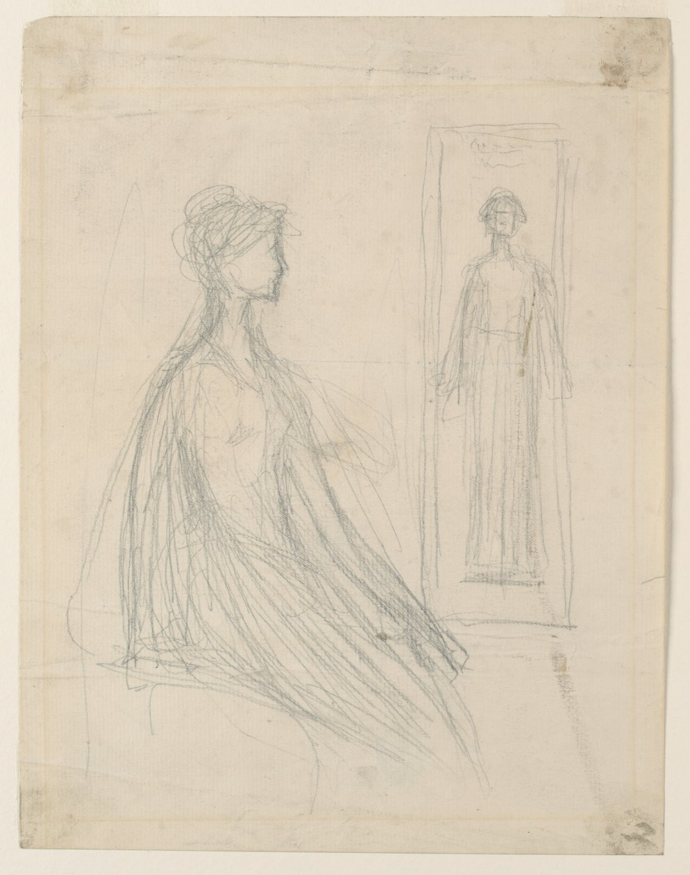 Studien für die Violet Sargent Bronzeplakette im Art Institute of Chicago von Augustus Saint Gaudens