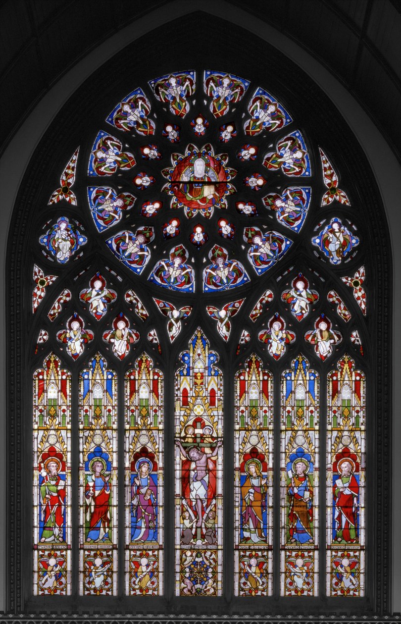 Kreuzigung mit Heiligen von Augustus Welby Northmore Pugin