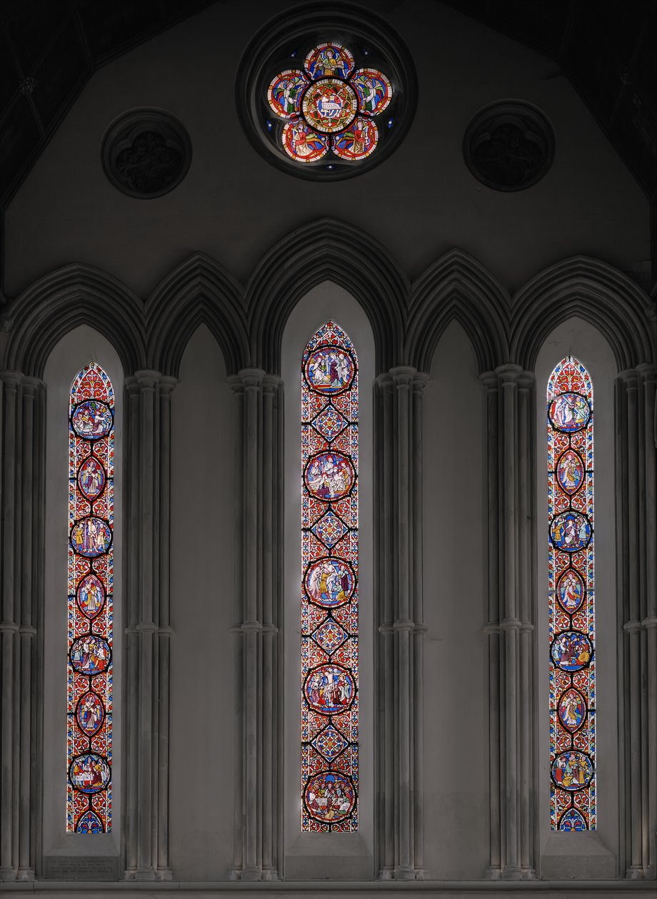 Die Passion Christi, Ostfenster von Augustus Welby Northmore Pugin