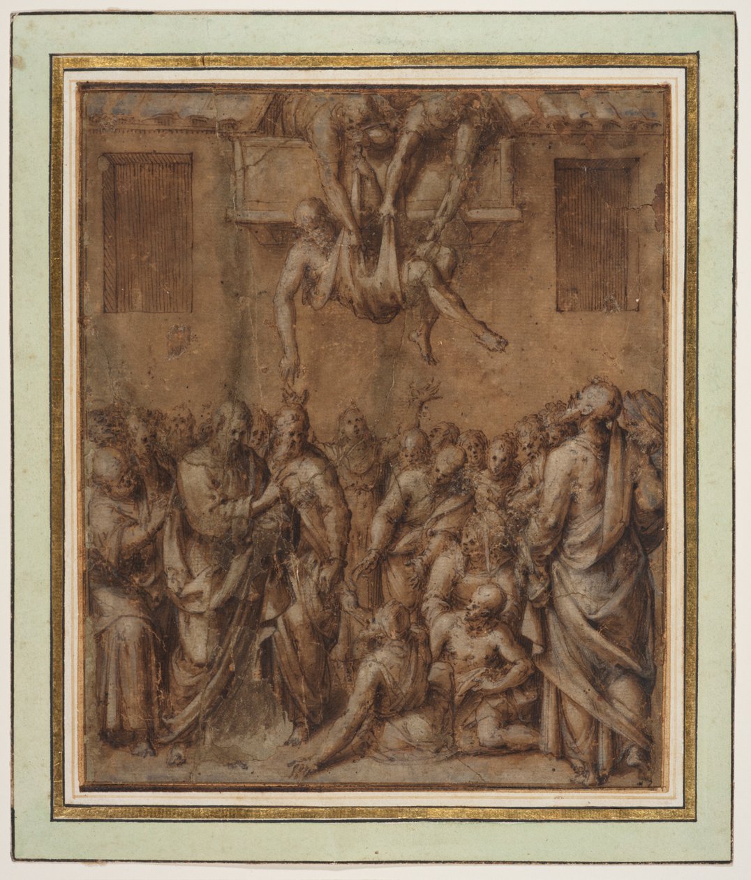 Christus heilt die Kranken von Aurelio Luini