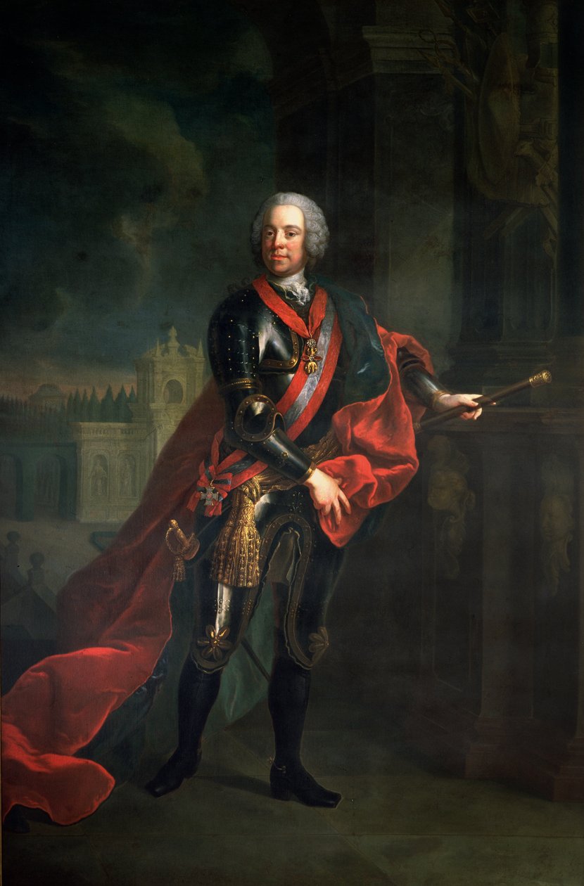 Graf Leopold Joseph von Daun (1705-66), Feldmarschall und österreichischer Oberbefehlshaber im Siebenjährigen Krieg, besiegt Friedrich den Großen bei der Belagerung von Kolin von Austrian School