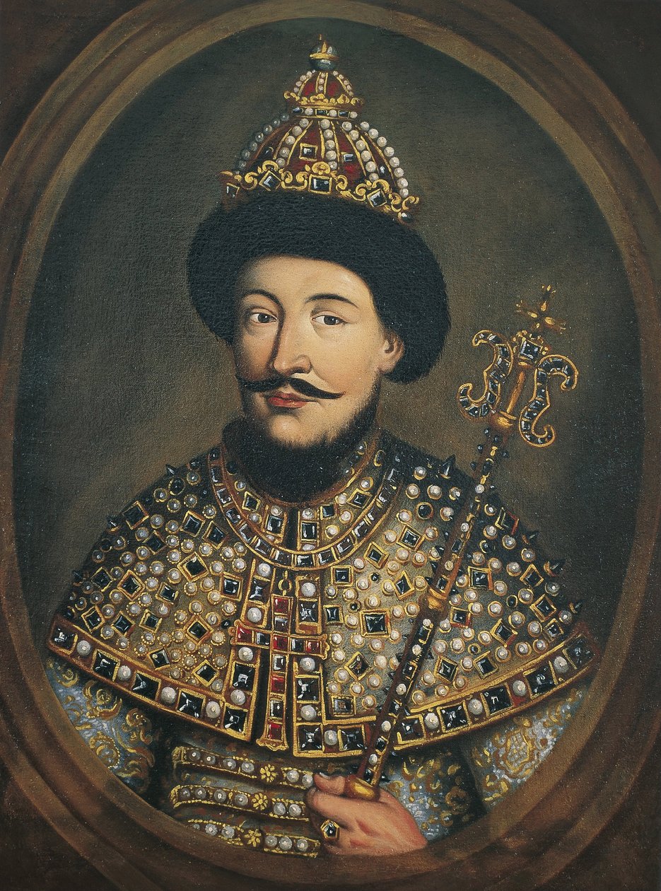Porträt des Zaren Alexei I. Michailowitsch von Russland 1629-1676, 1670er Jahre von Austrian master