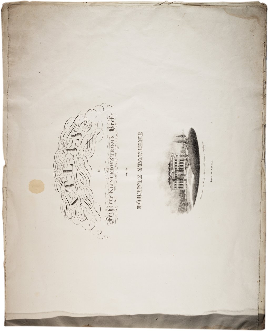 Atlas der Vereinigten Staaten, 1824 von Axel Leonhard Klinckowström