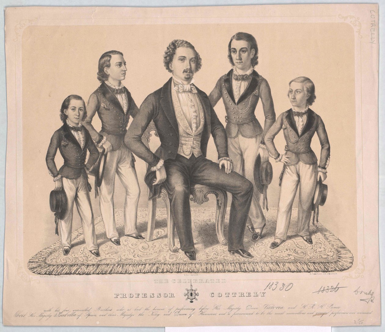 Gruppe Die Künstlerfamilie Cottrely von Axel Jakob Salmson