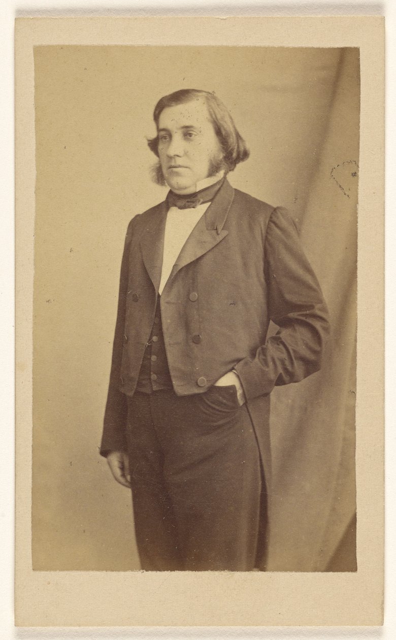 Nicht identifizierter Mann mit Koteletten, stehend von Bailly and Maurice