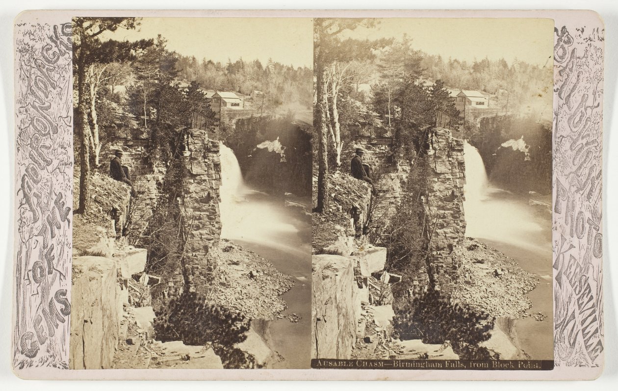 Ausable Chasm - Birmingham Falls, von Block Point von Baldwin Photo