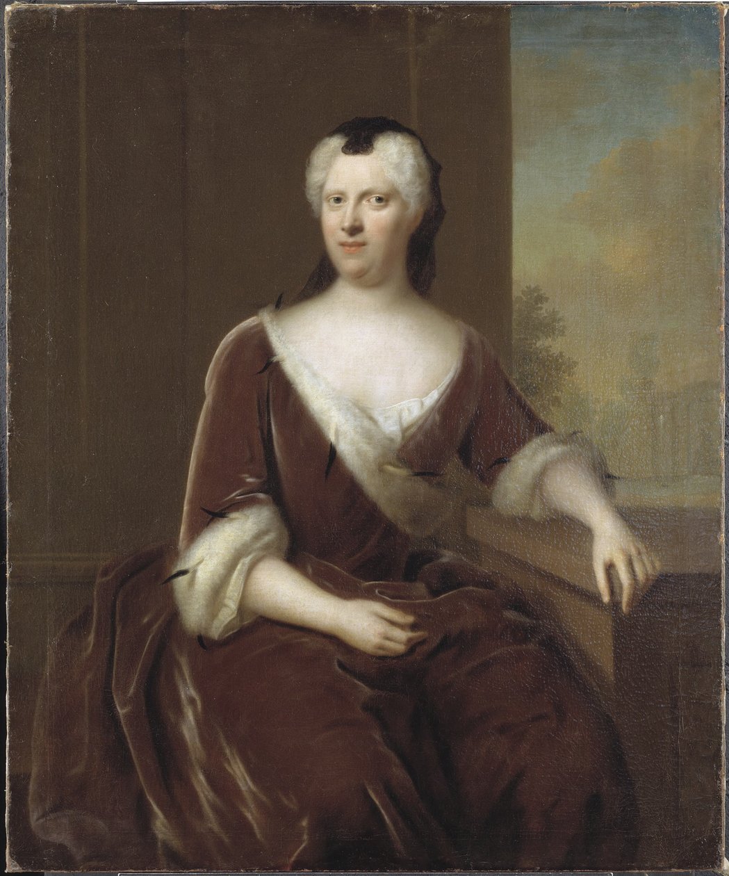 Albertina Friederike (1682–1755), Prinzessin von Baden-Durlach, Prinzessin von Holstein-Gottorp von Balthasar Denner