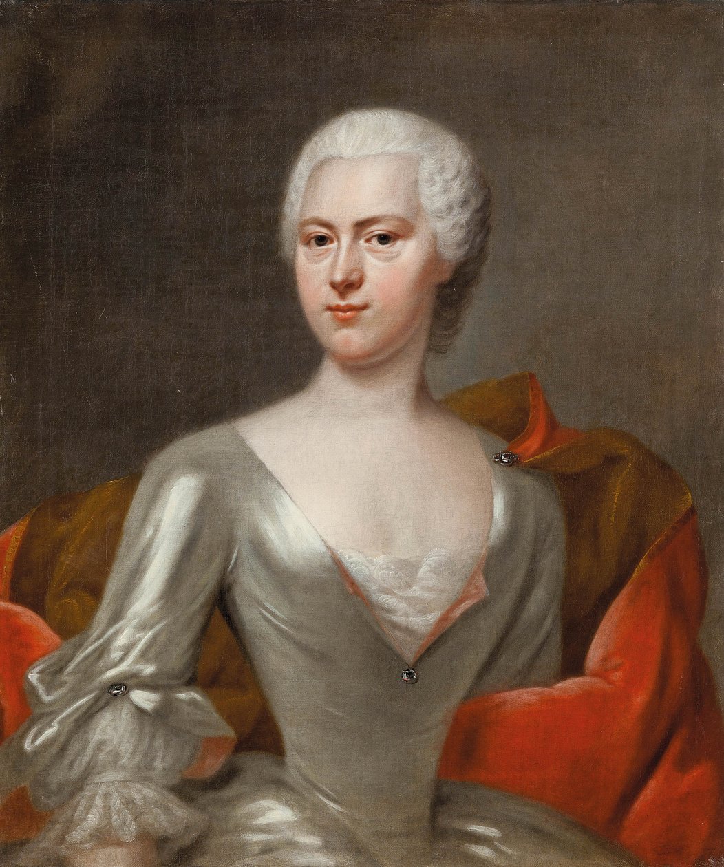 Porträt der Gräfin Margaretha Sophia von Hennicke, geb. von Schönberg, ca. 1731 von Balthasar Denner