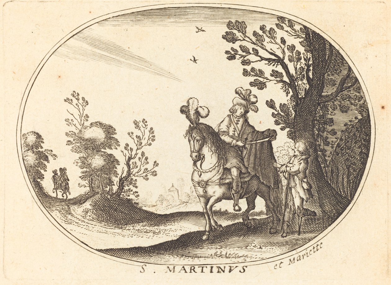 Sankt Martin und der Bettler von Balthasar Moncornet