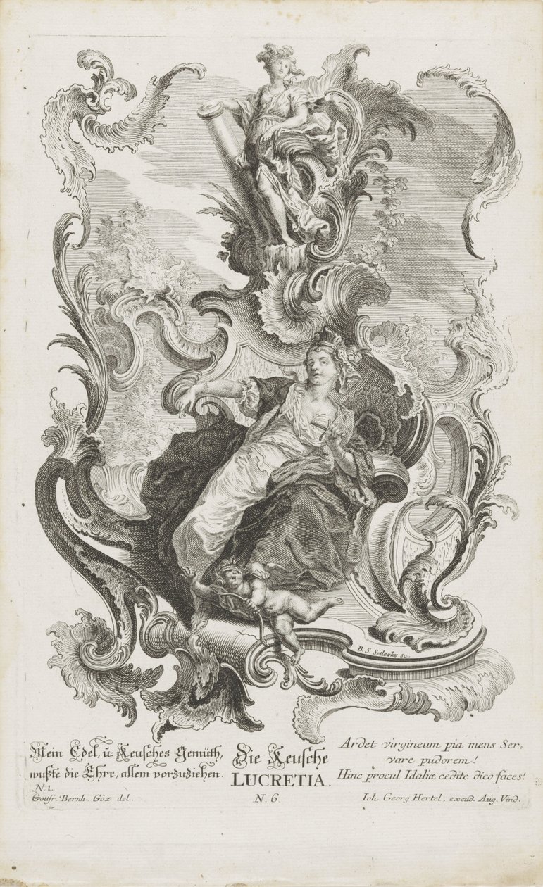 Die keusche Lucretia von Balthasar Sigmund Setletzky