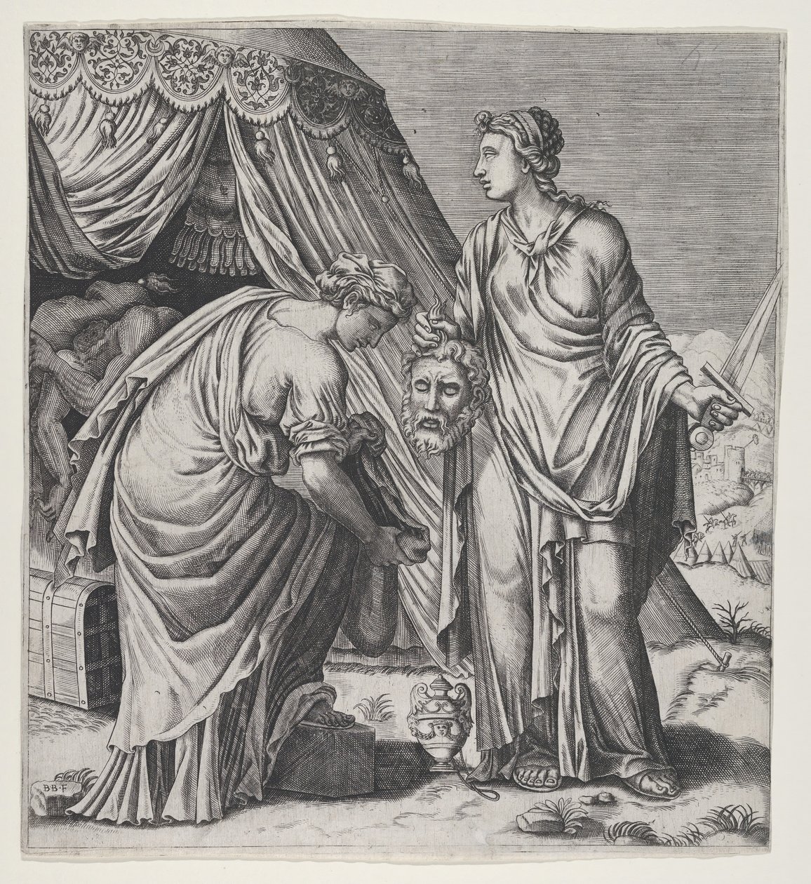 Judith mit dem Kopf des Holofernes von Balthazar van den Bos