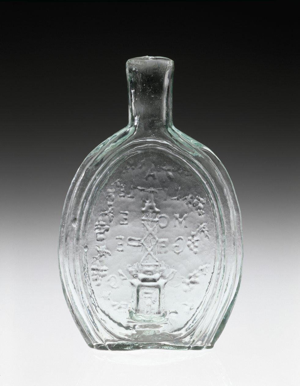 Figurierte Flasche, ca. 1847 von Baltimore Glass Works