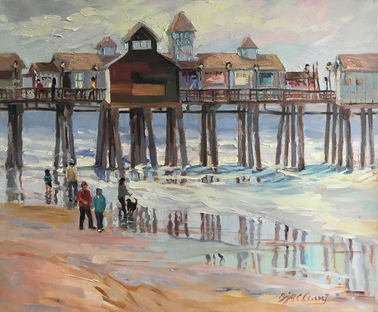 Strandszene Maine von Barbara Cleary