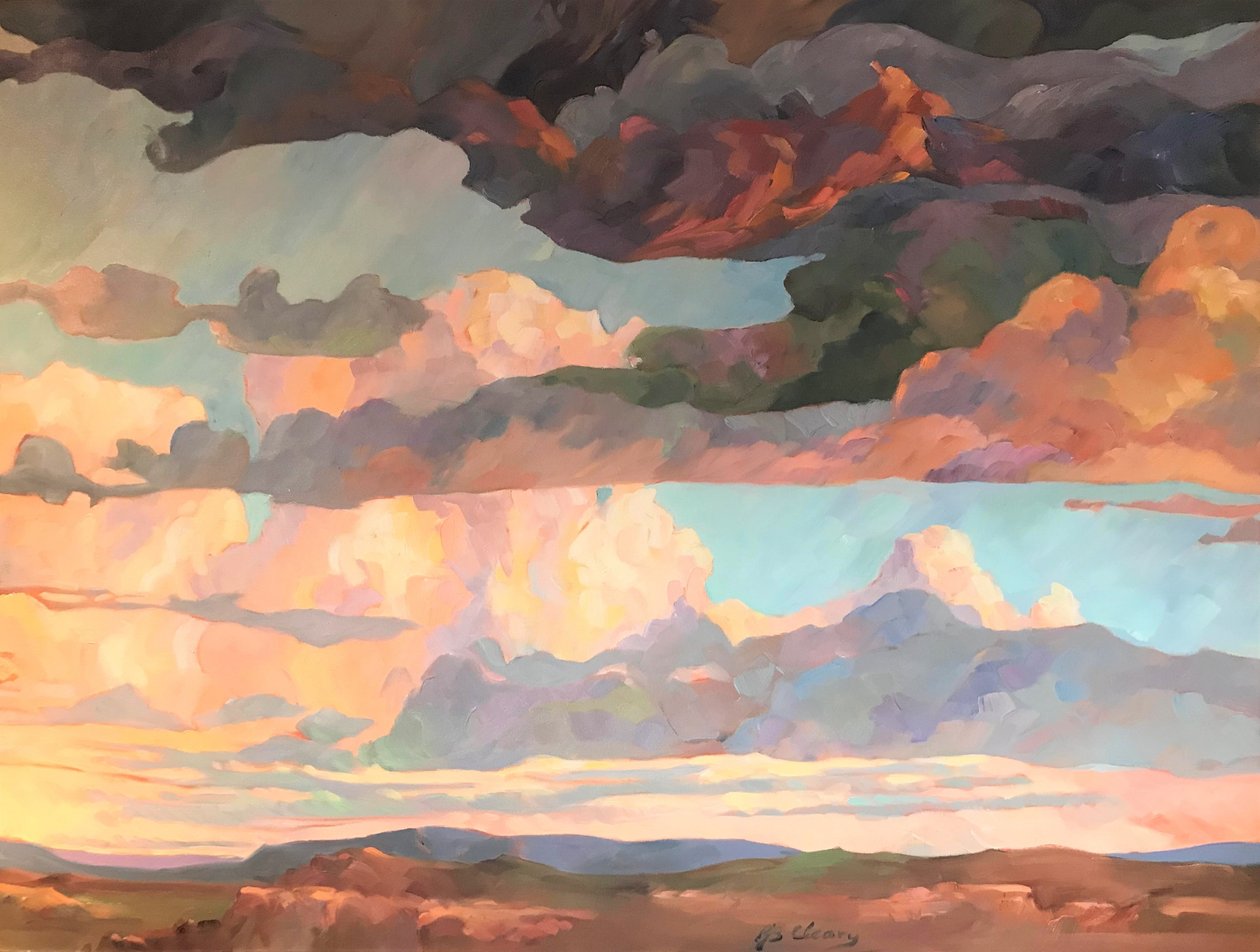 Vor Einbruch der Dunkelheit, ca. 1980-2000 von Barbara Cleary