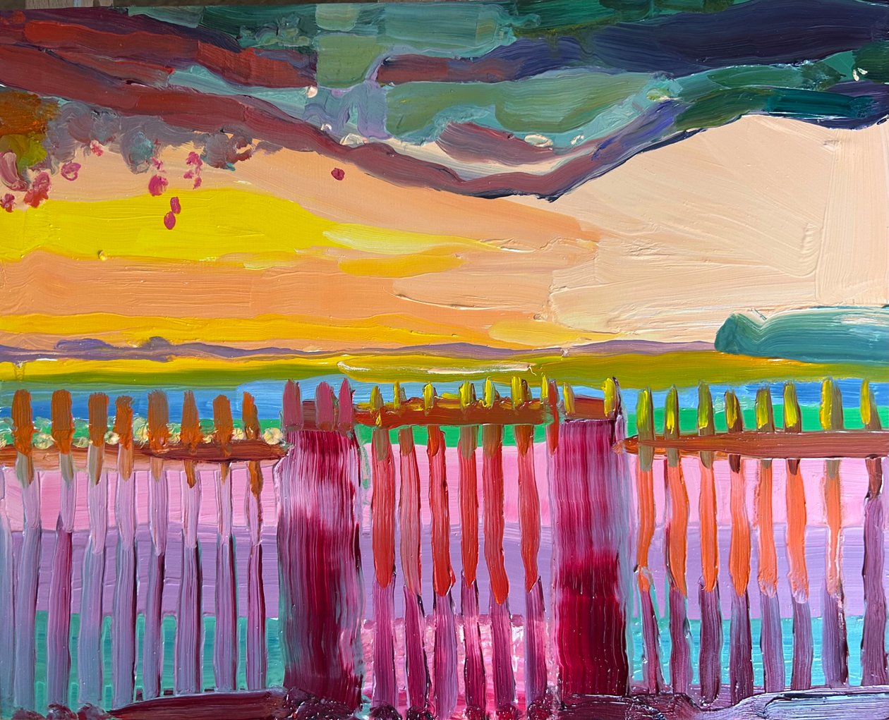 Es ist nicht immer rosa, aber manchmal ist es das, 2024 von Barbara Hoogeweegen