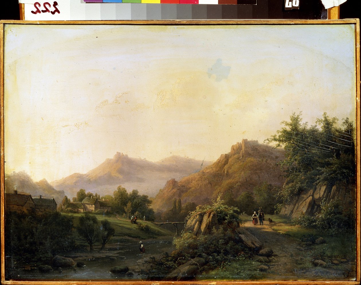 Landschaft mit Weg von Barend Cornelis Koekkoek