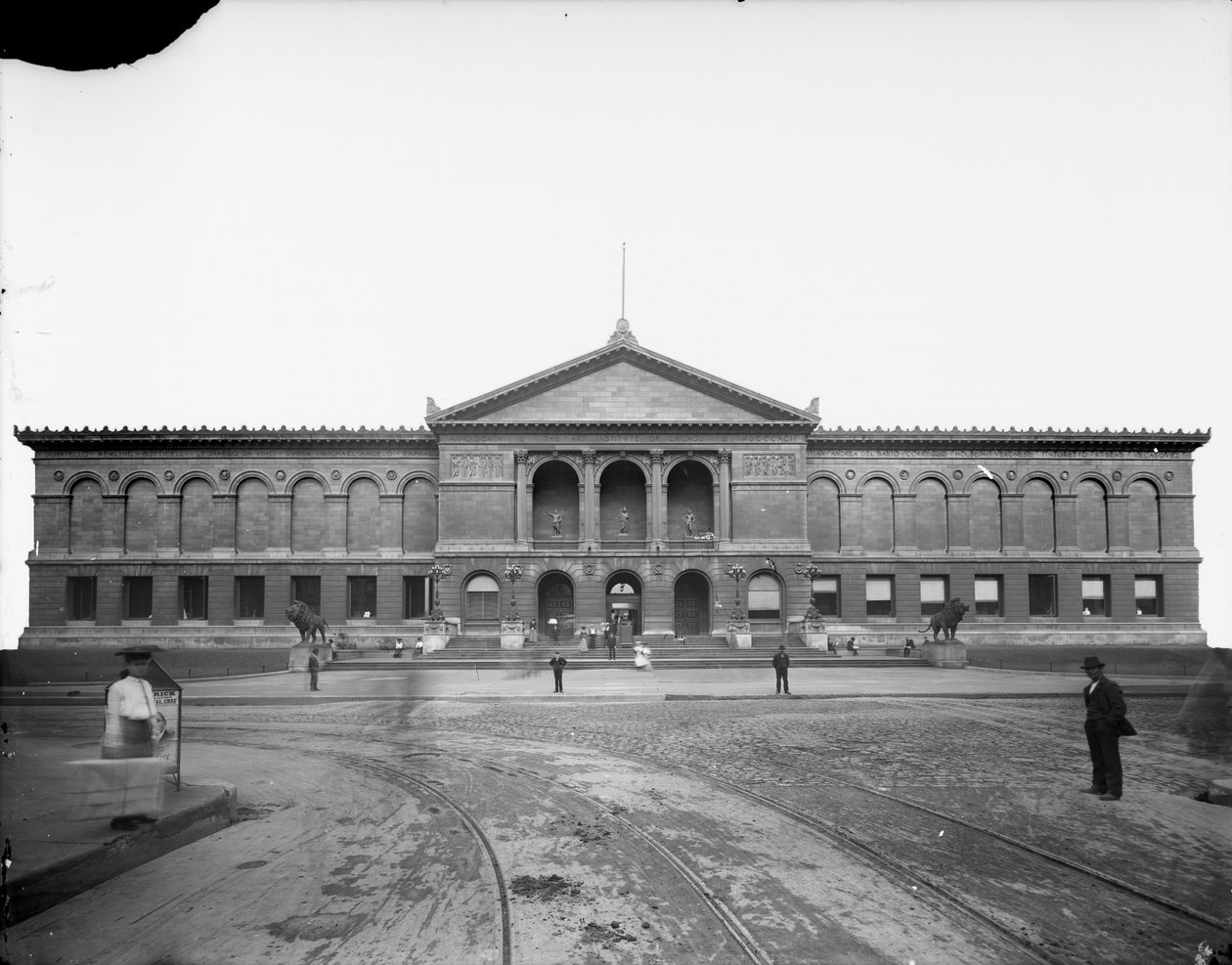 Art Institute of Chicago, Chicago, Illinois, USA, ca. 1892 von Barnes and Crosby