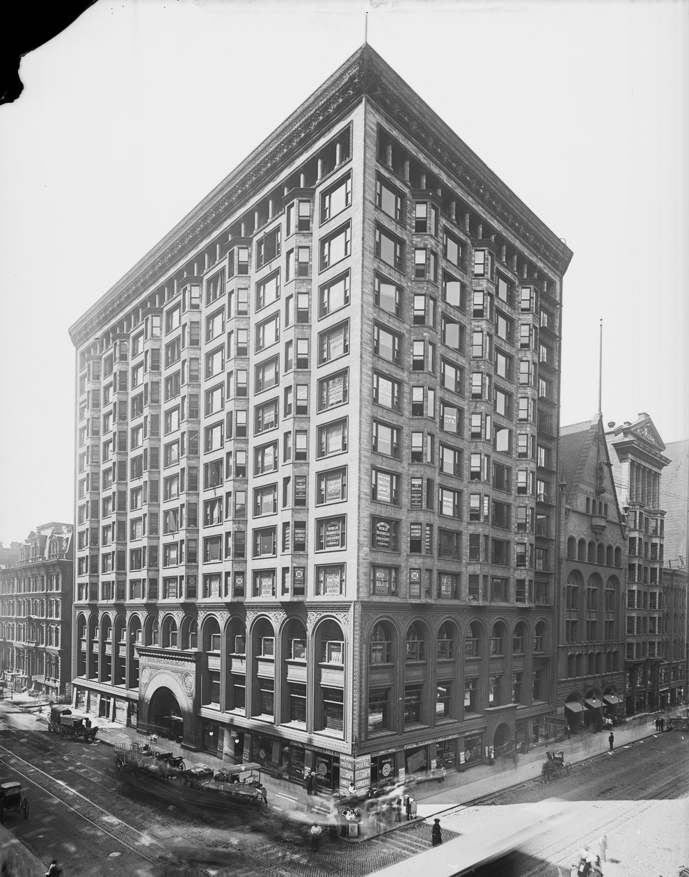 Chicago Stock Exchange, Chicago, Illinois, USA, ca. 1907 (s/w Foto) von Barnes and Crosby