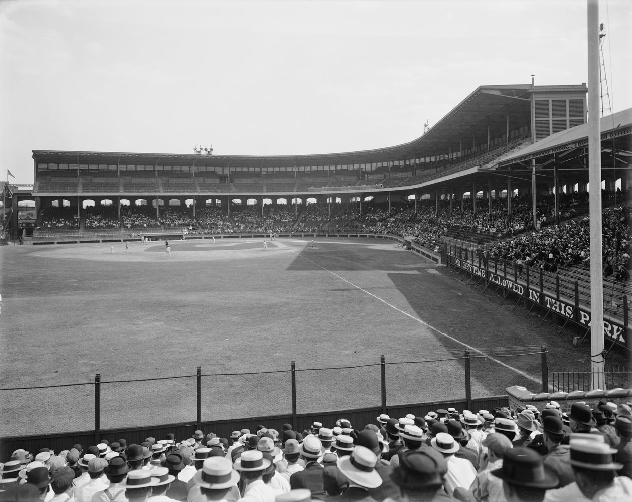 Comiskey Park, Chicago, Illinois, USA, ca. 1910 von Barnes and Crosby