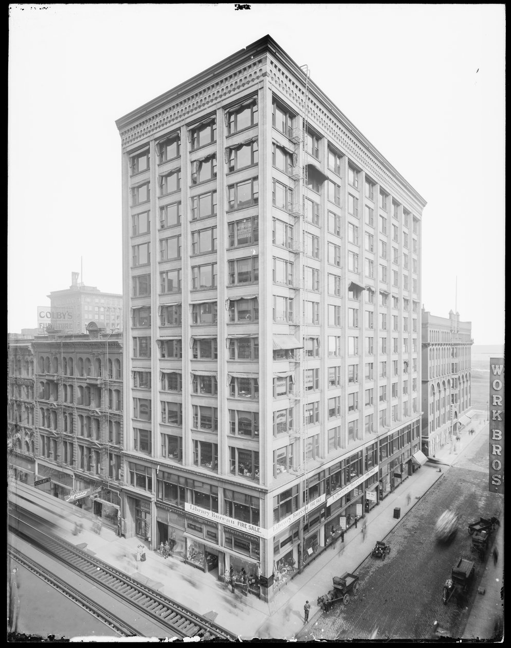 Powers Building, Chicago, Illinois, USA, um 1903 von Barnes and Crosby