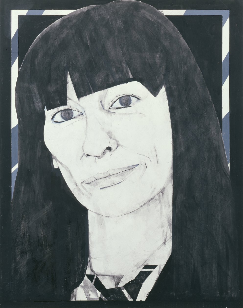 Porträt von Beryl Bainbridge, Illustration für Cosmopolitan, 1970er von Barry Fantoni