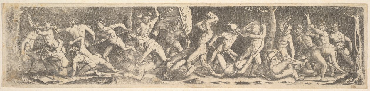 Kampf um das Banner Kopie, frühes 16. Jahrhundert von Barthel Beham