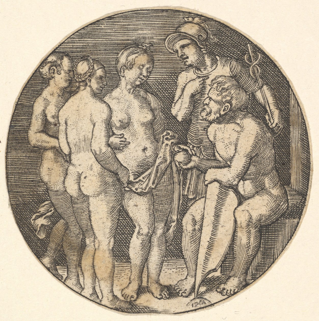 Urteil des Paris Kopie, 16. Jahrhundert von Barthel Beham