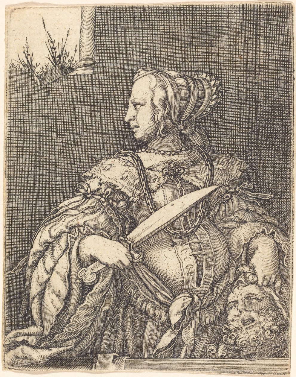 Judith mit dem Kopf des Holofernes von Barthel Beham