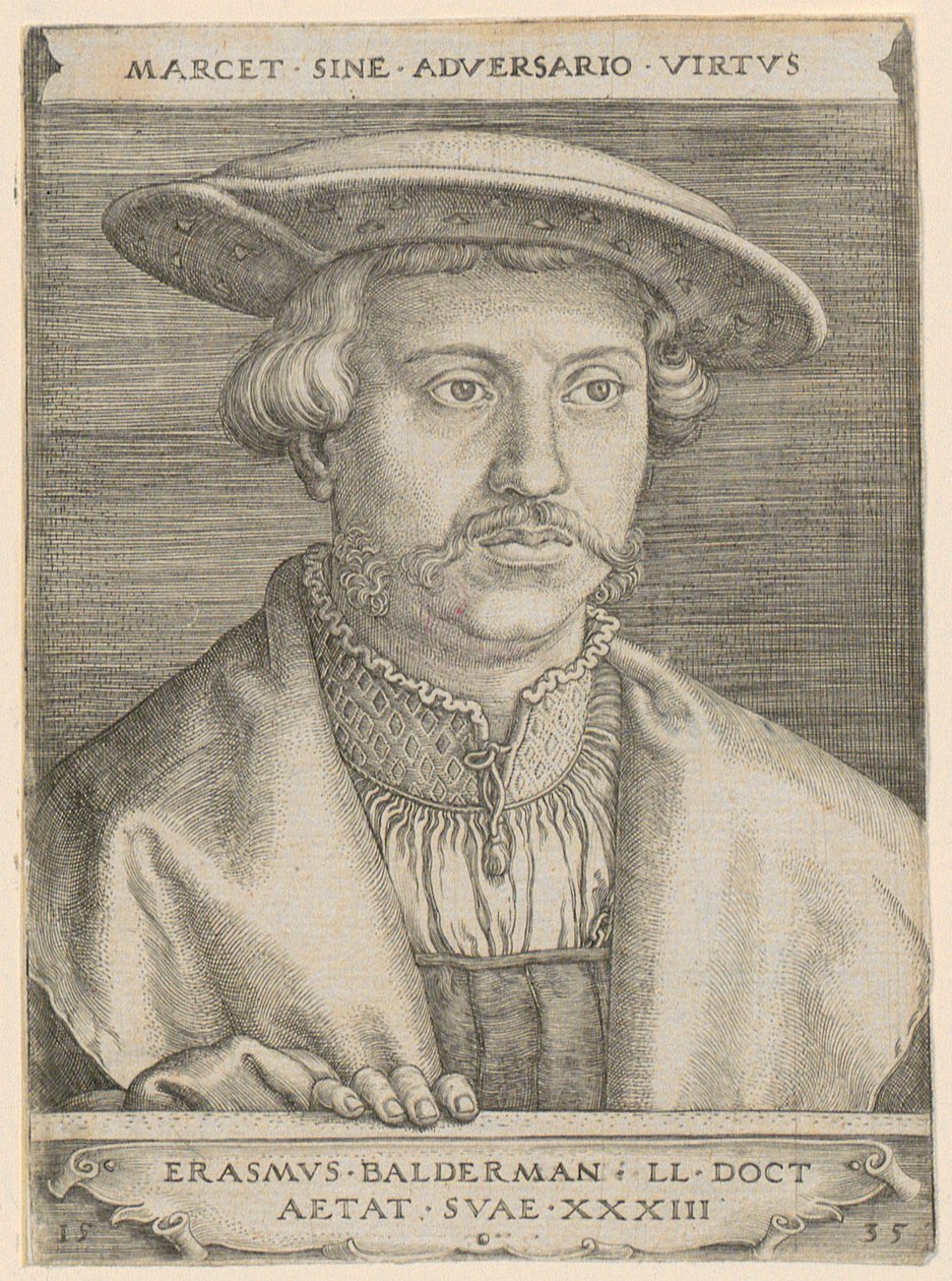 Porträt von Doktor Erasmus Baldermann von Barthel Beham