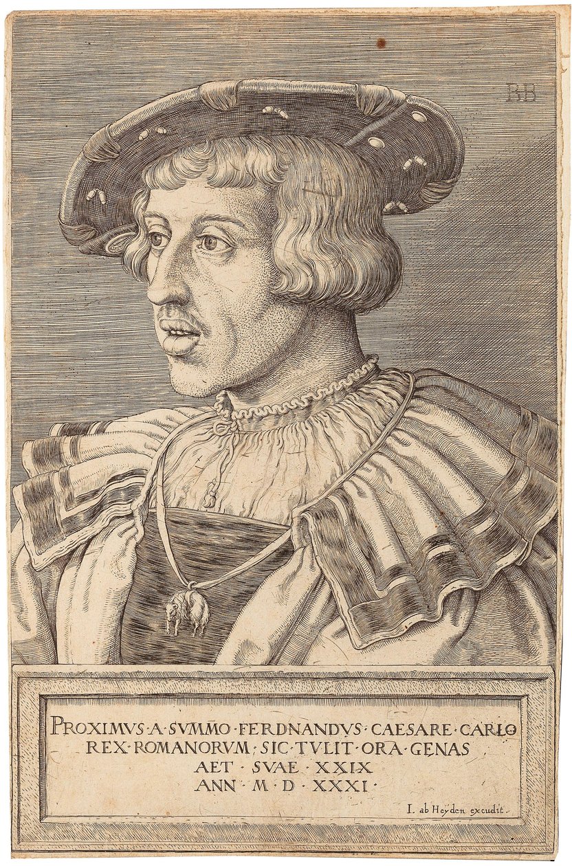 Porträt von Kaiser Ferdinand I, 1503-1564, 1531 von Barthel Beham