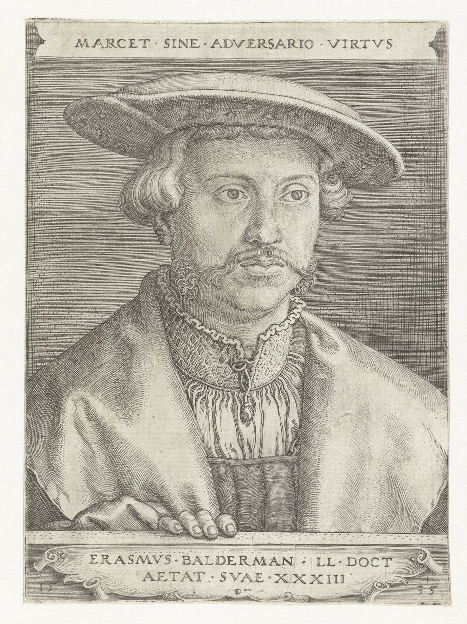Porträt von Erasmus Balderman von Barthel Beham
