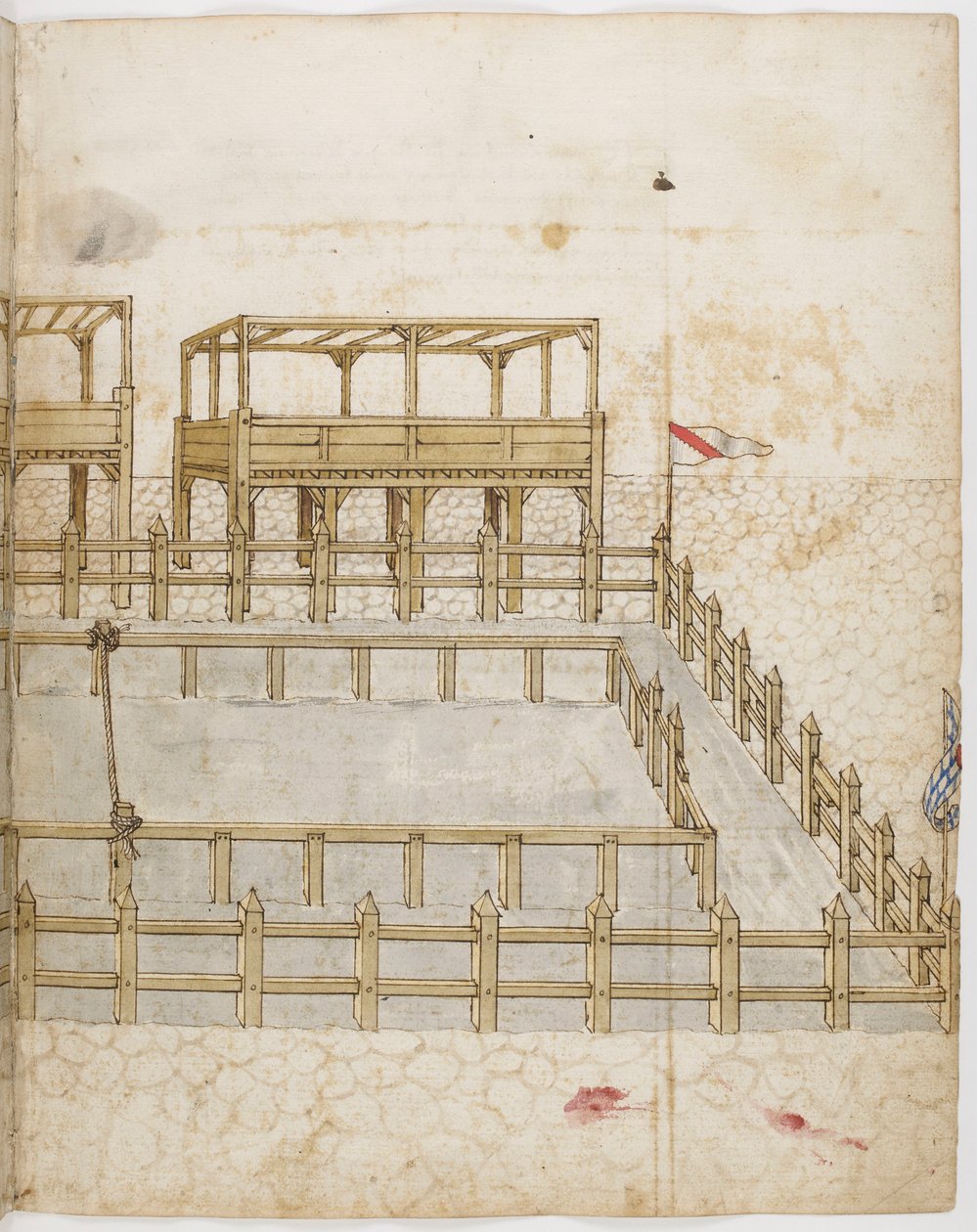 Lice pour tournoi. Illustration aus dem Buch der Turniere von König René von Anjou von Barthélemy dEyck René dAnjou