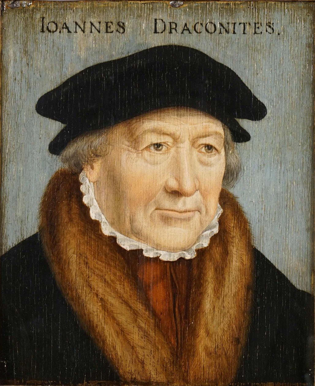 Porträt von Johannes Draconites von Bartholomaeus Bruyn the Elder