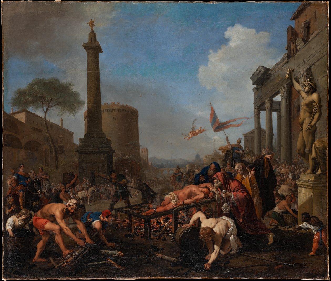 Das Martyrium des heiligen Laurentius von Bartholomeus Breenbergh