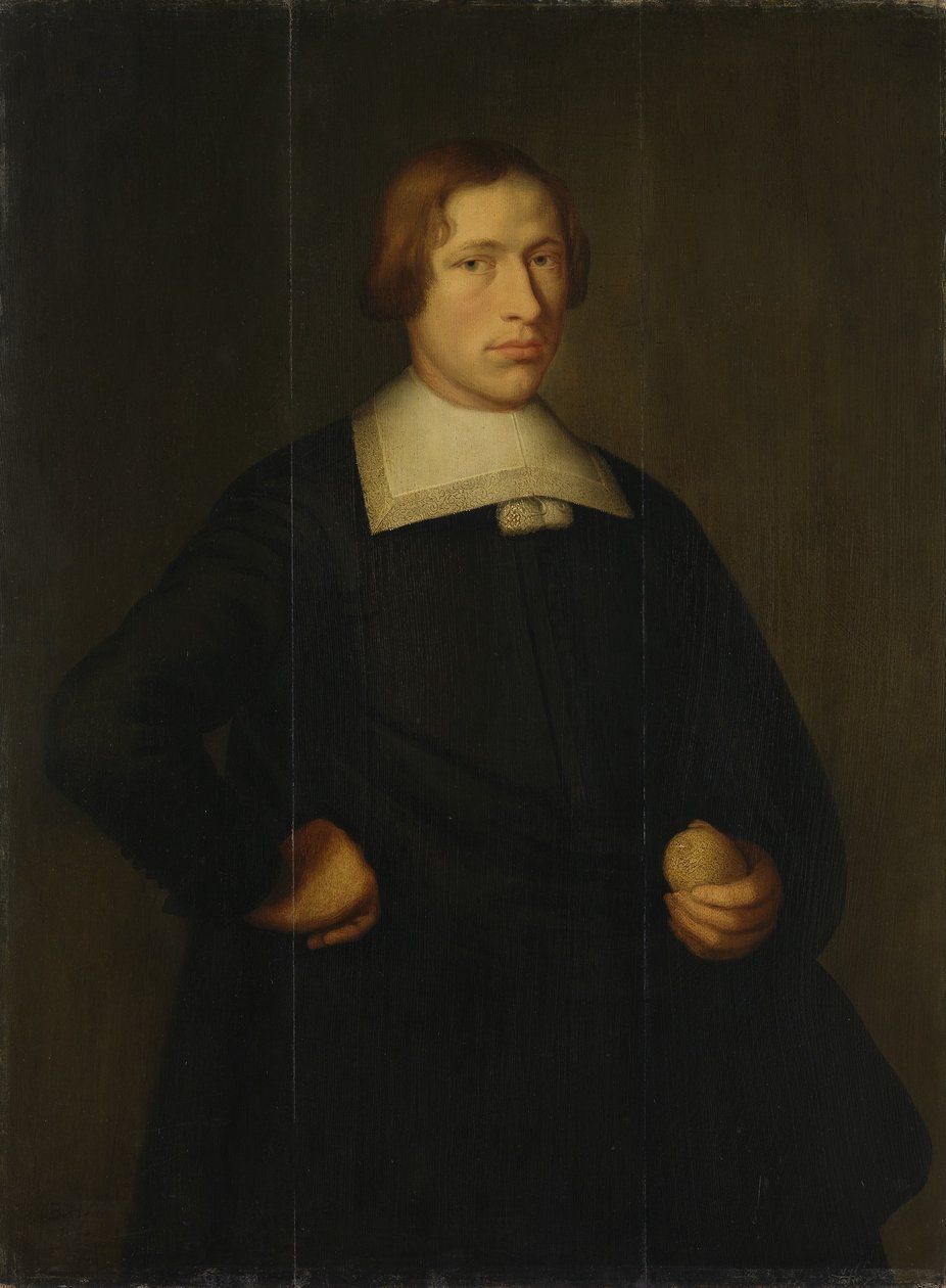 Porträt eines jungen Mannes mit einer Zitrone von Bartholomeus van der Helst