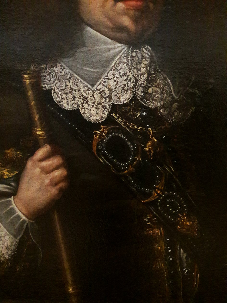 Porträt von Ladislaus IV. Wasa (Detail) von Bartlomiej Strobel