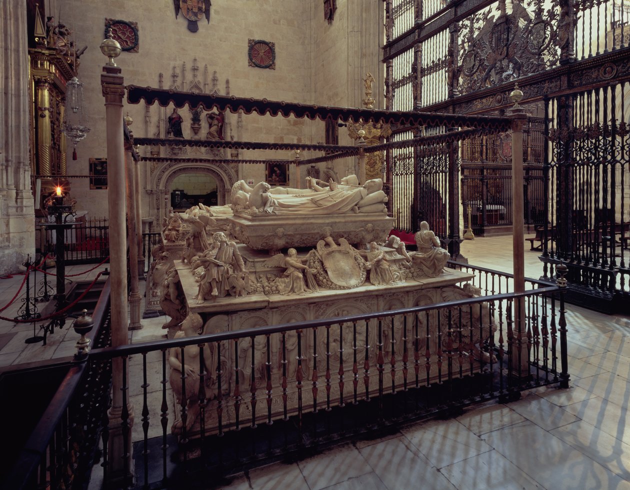Grab von Philipp dem Schönen (1478-1506) und Johanna der Wahnsinnigen (1479-1555) ca. 1519 von Bartolome Ordonez