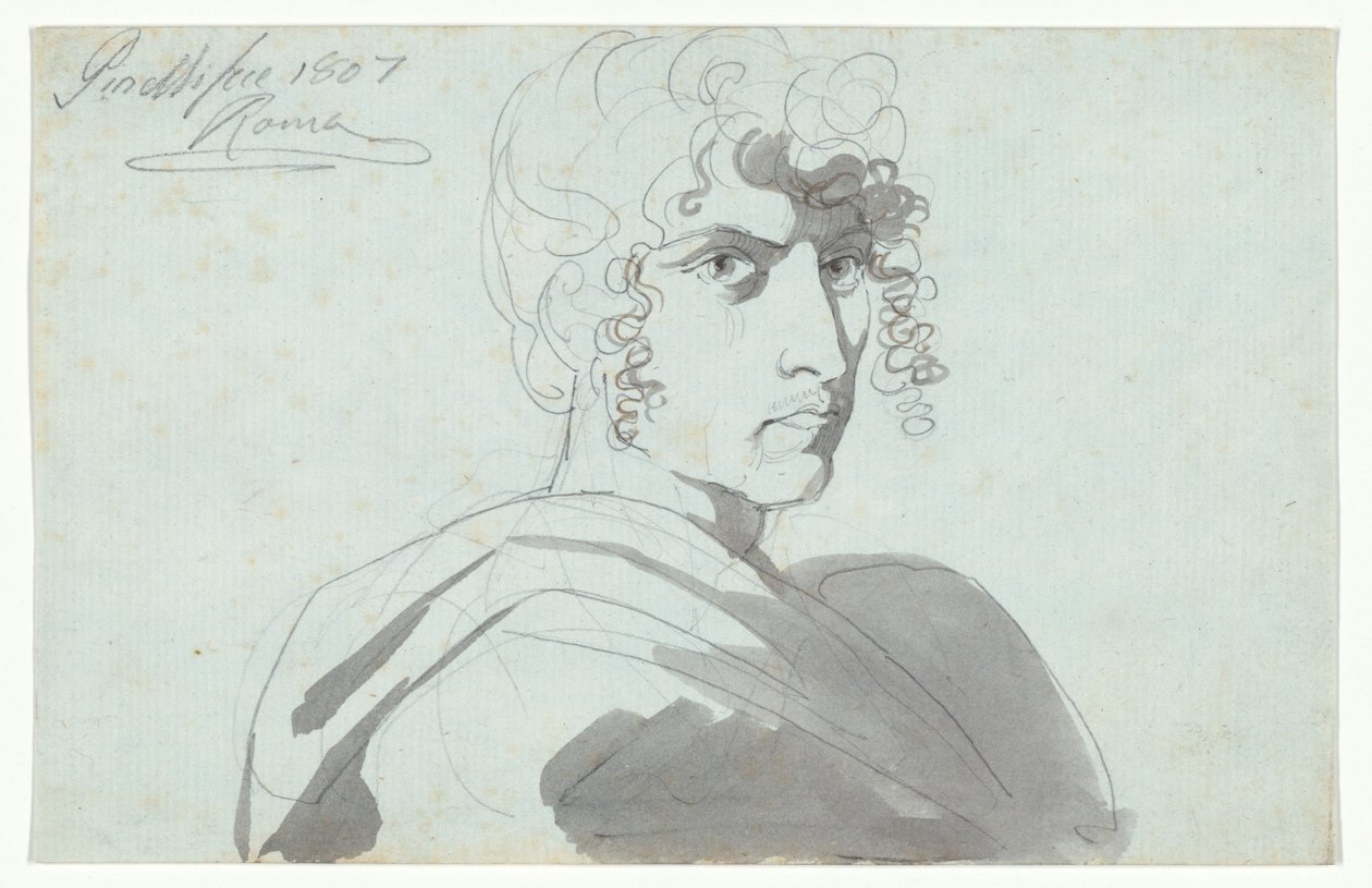 Selbstporträt von Bartolomeo Pinelli