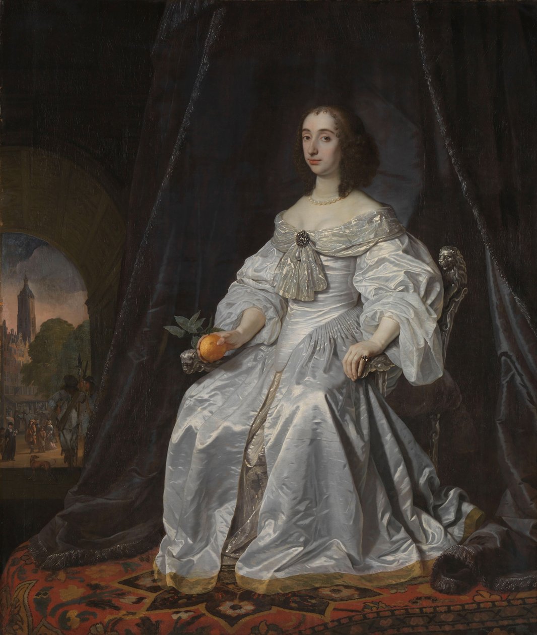 Mary Stuart, Prinzessin von Oranien, als Witwe von Wilhelm II. von Bartolomeus van der Helst