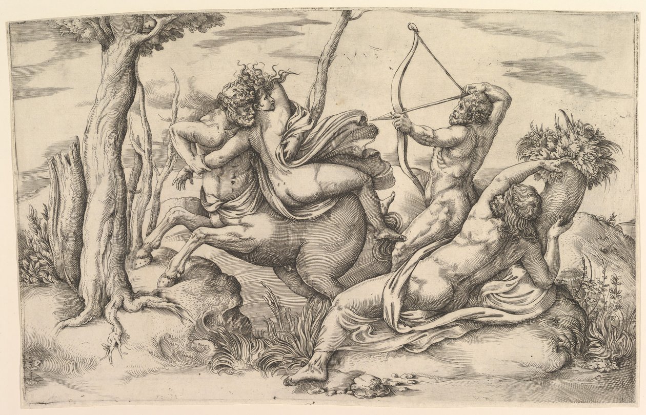 Die Entführung der Dejanira von Battista Franco Veneziano