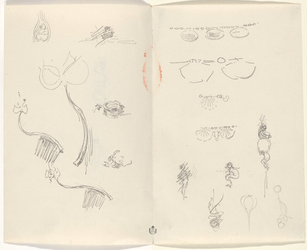 Studien für Schmuckdesigns von Beatrice Godwin Whistler