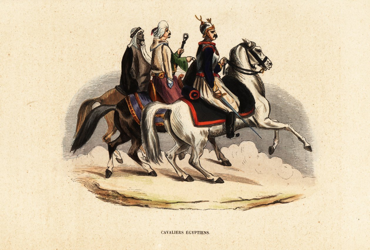 Ägyptische Kavallerie von Belgian School