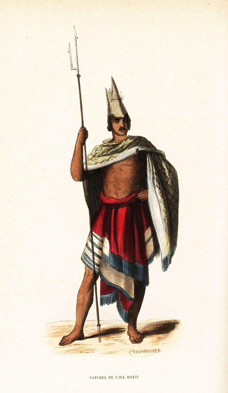Einheimischer von Rote Island, Ost-Nusa Tenggara, Indonesien von Belgian School